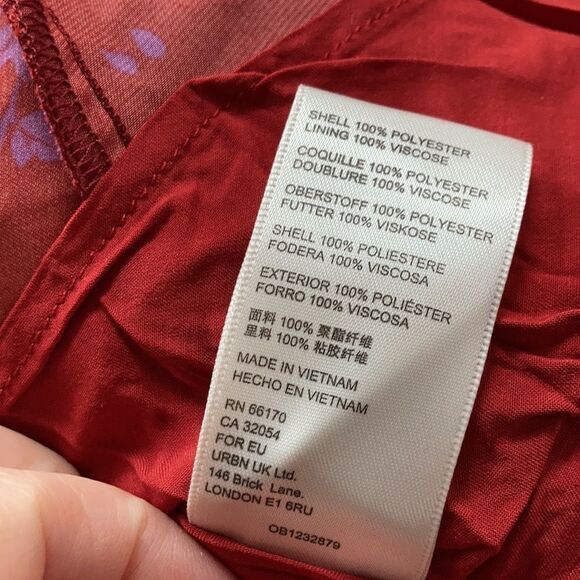 Free People Aries Floral Print High Neck Open Back Mini Dress Various Sizes - Picture 5 of 5